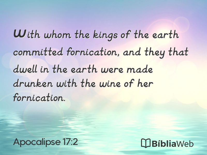 Apocalipse 17:2 em imagem para compartilhar
