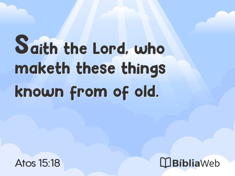 Atos 15:18 em imagem para compartilhar