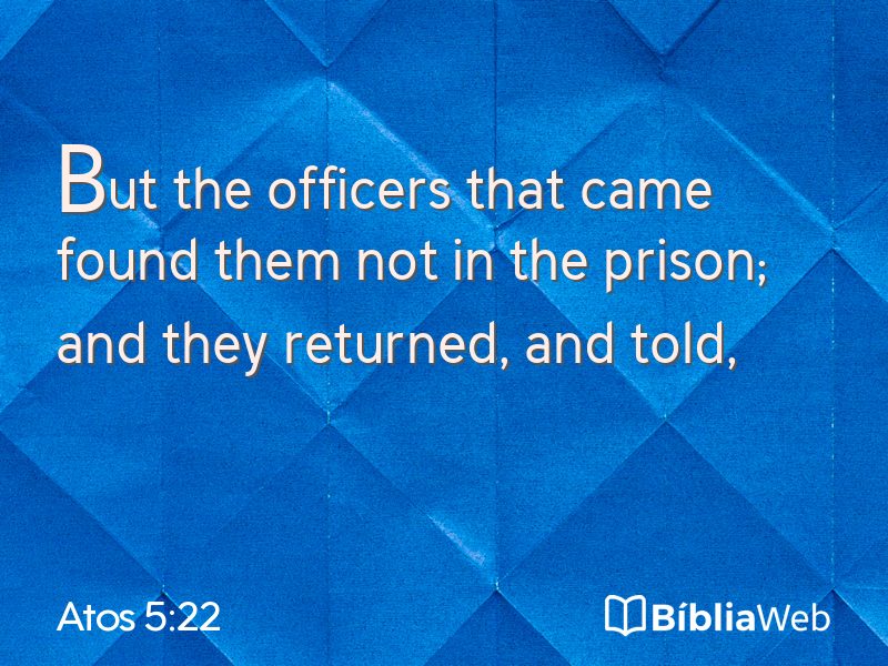 Atos 5:22 em imagem para compartilhar