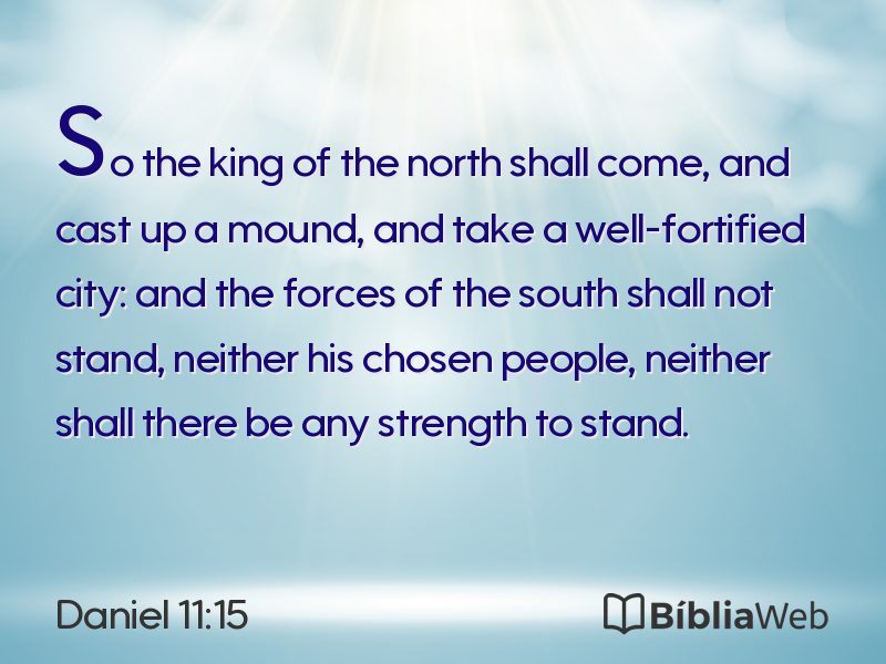 Daniel 11:15 em imagem para compartilhar