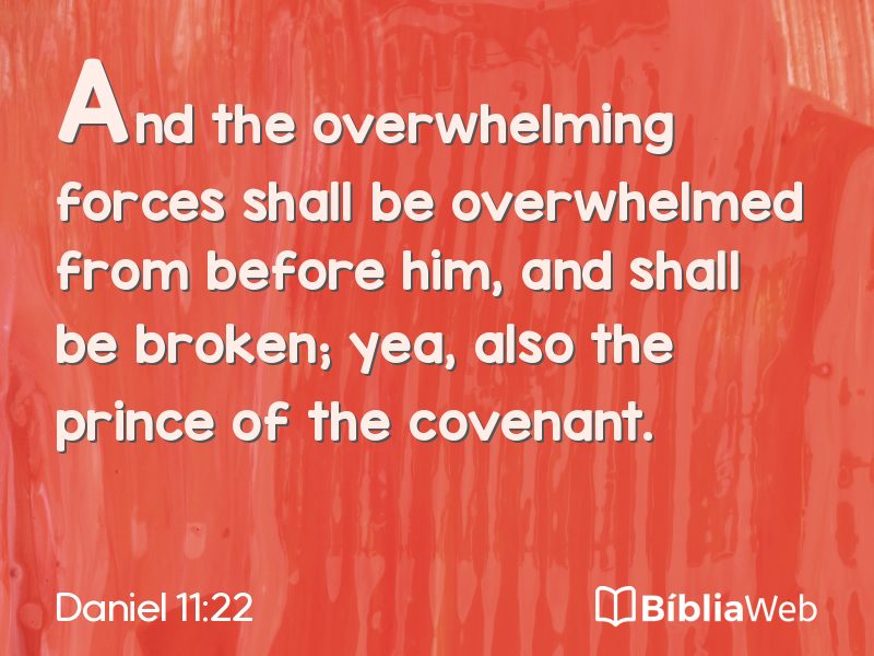 Daniel 11:22 em imagem para compartilhar