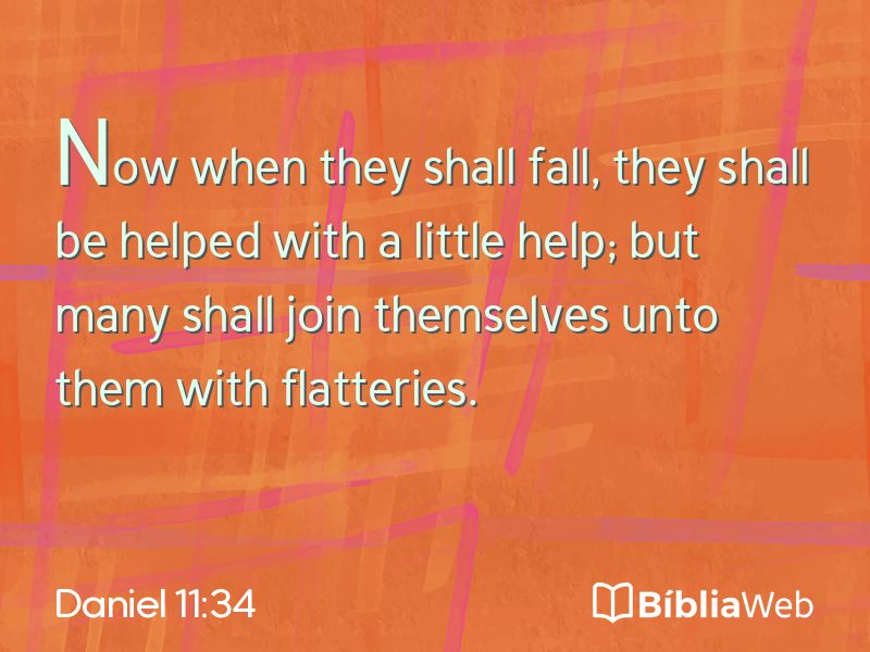 Daniel 11:34 em imagem para compartilhar