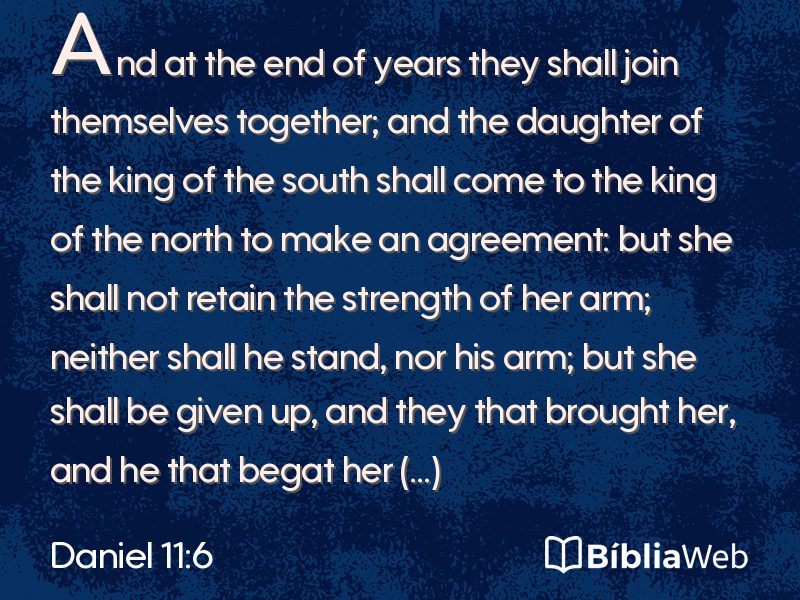 Daniel 11:6 em imagem para compartilhar