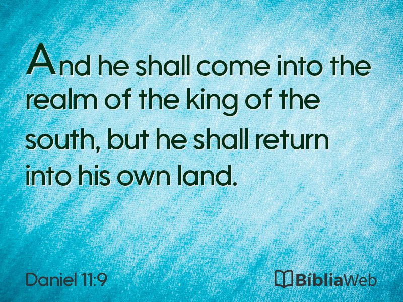 Daniel 11:9 em imagem para compartilhar