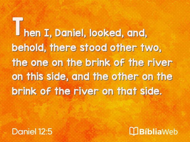 Daniel 12:5 em imagem para compartilhar