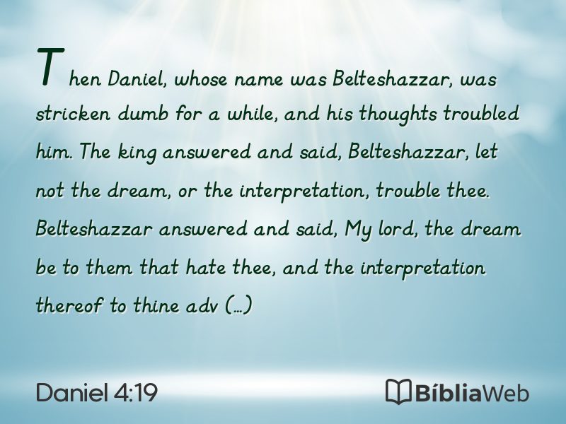 Daniel 4:19 em imagem para compartilhar