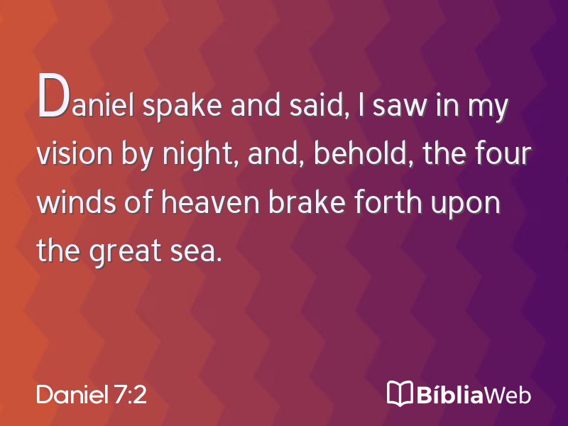 Daniel 7:2 em imagem para compartilhar