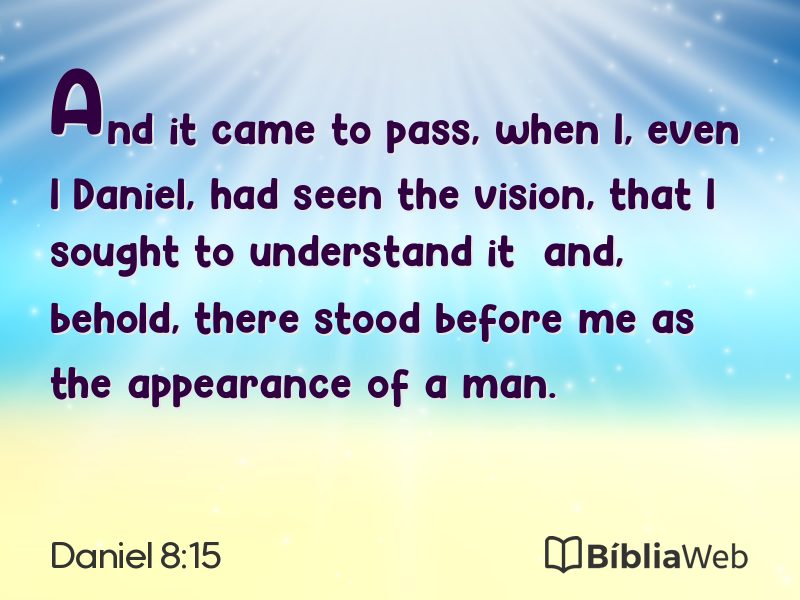 Daniel 8:15 em imagem para compartilhar