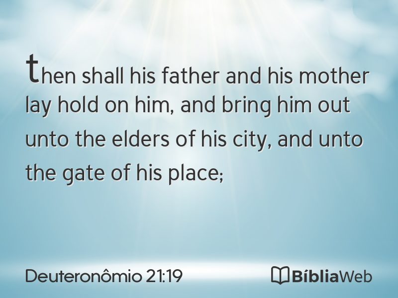 Deuteronômio 21:19 em imagem para compartilhar