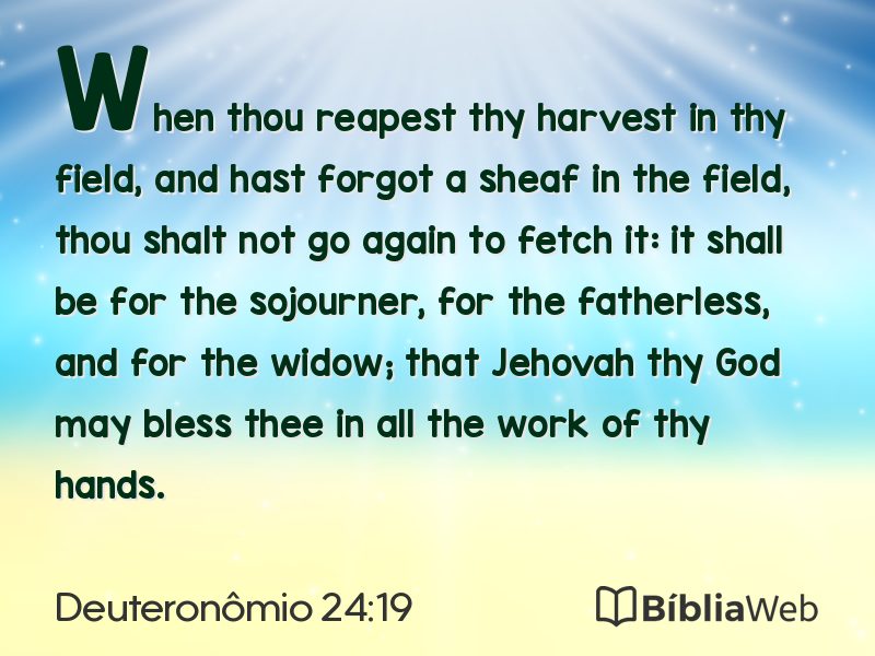 Deuteronômio 24:19 em imagem para compartilhar