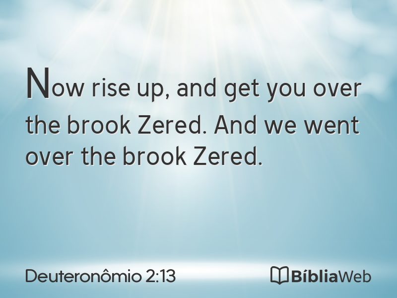 Deuteronômio 2:13 em imagem para compartilhar