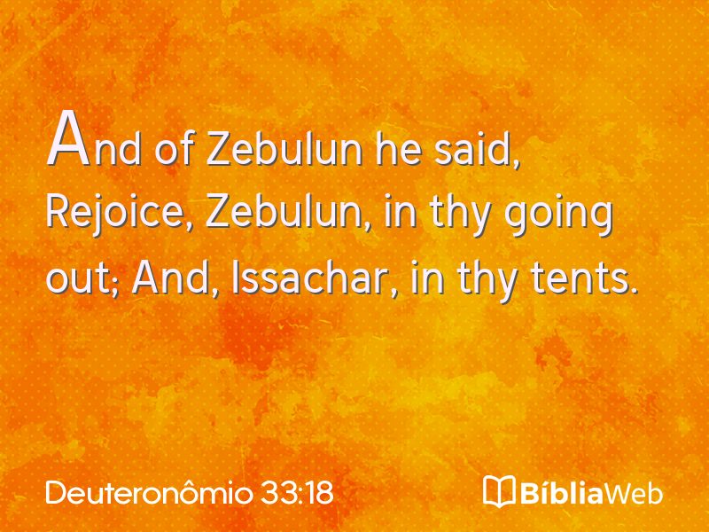 Deuteronômio 33:18 em imagem para compartilhar