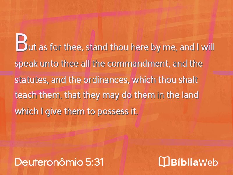 Deuteronômio 5:31 em imagem para compartilhar