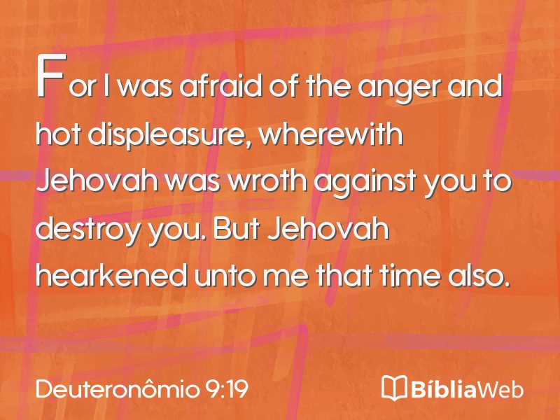 Deuteronômio 9:19 em imagem para compartilhar