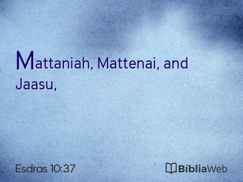 Esdras 10:37 em imagem para compartilhar