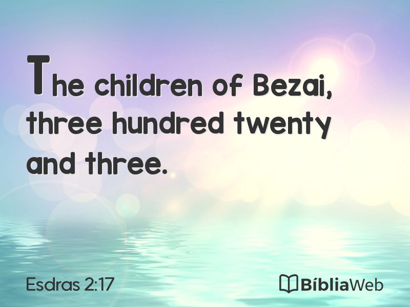 Esdras 2:17 em imagem para compartilhar