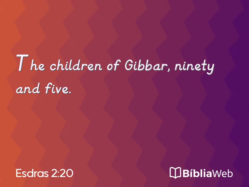 Esdras 2:20 em imagem para compartilhar