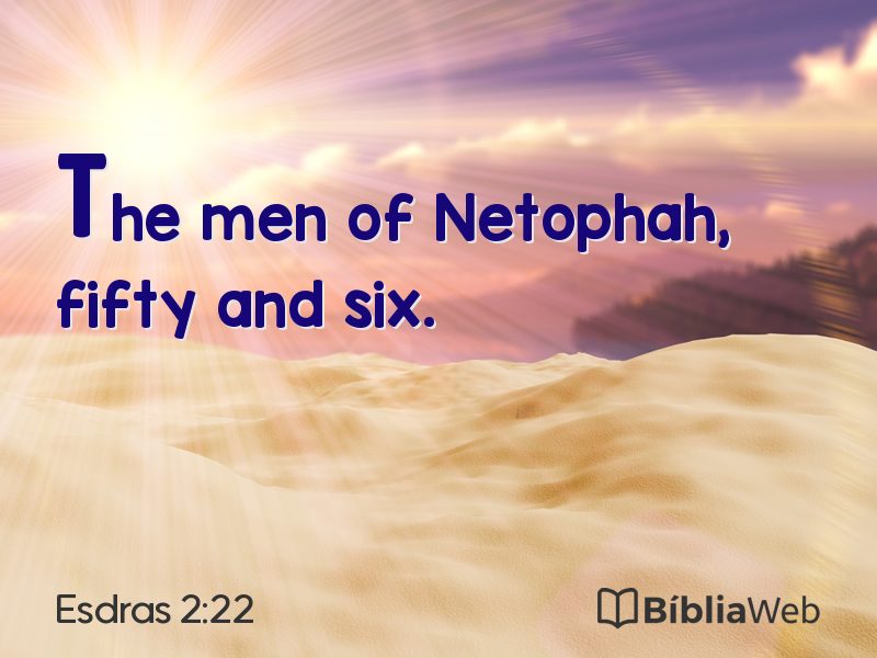 Esdras 2:22 em imagem para compartilhar