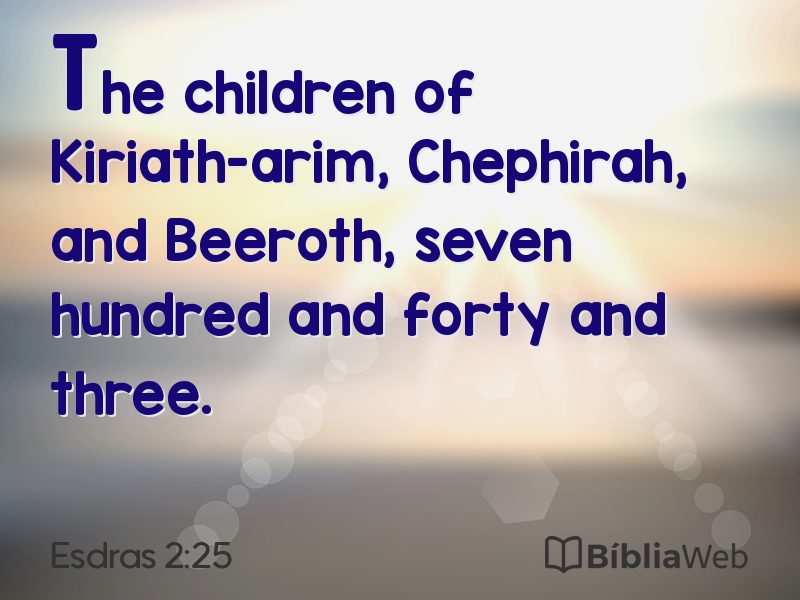 Esdras 2:25 em imagem para compartilhar