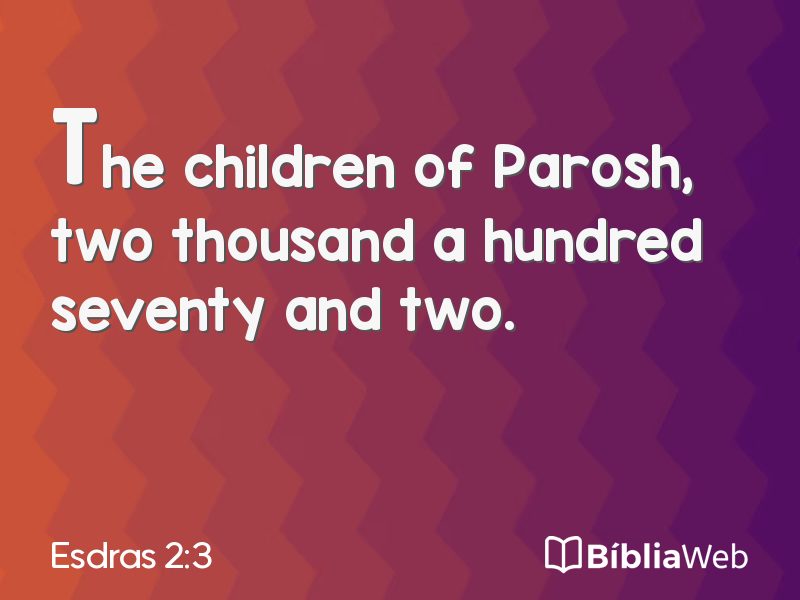 Esdras 2:3 em imagem para compartilhar