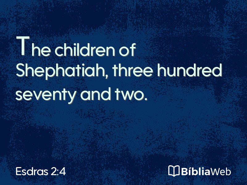 Esdras 2:4 em imagem para compartilhar