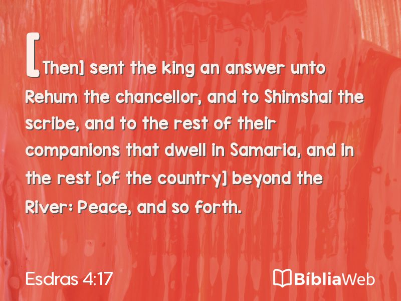 Esdras 4:17 em imagem para compartilhar