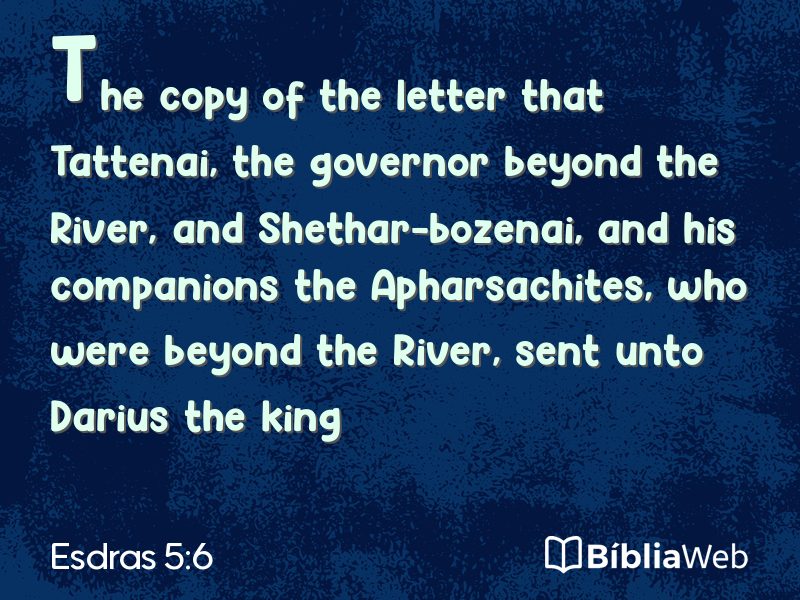 Esdras 5:6 em imagem para compartilhar