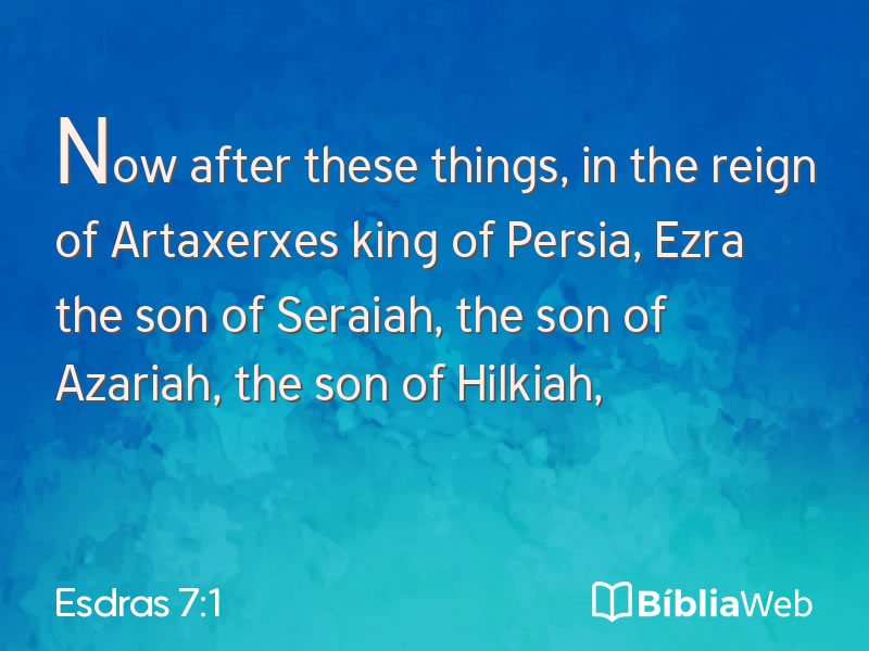 Esdras 7:1 em imagem para compartilhar
