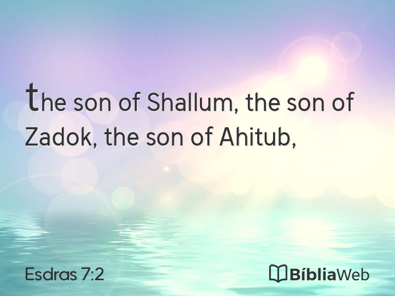 Esdras 7:2 em imagem para compartilhar