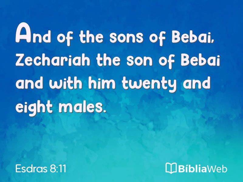 Esdras 8:11 em imagem para compartilhar