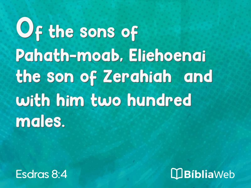 Esdras 8:4 em imagem para compartilhar