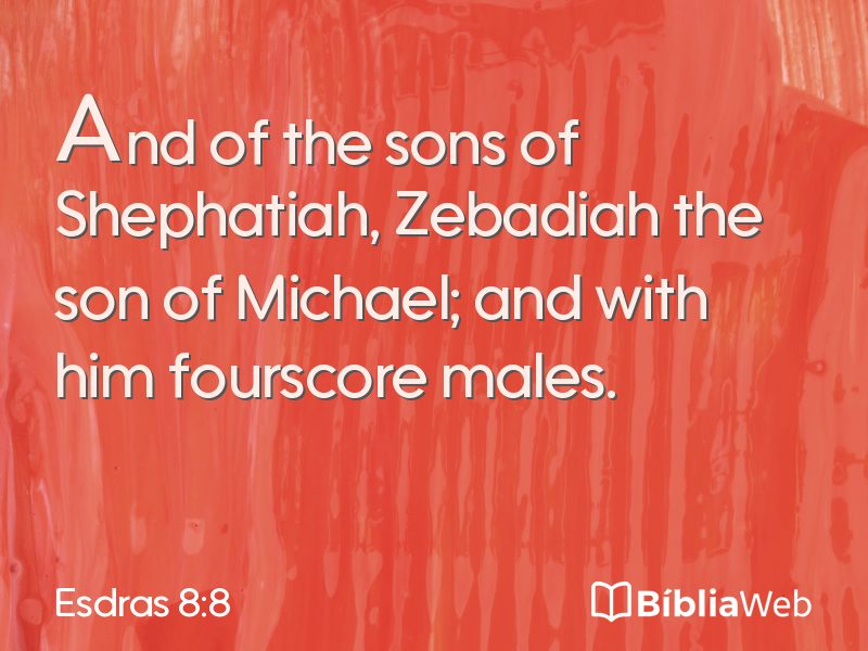 Esdras 8:8 em imagem para compartilhar