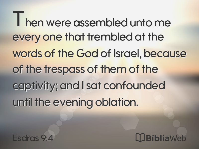 Esdras 9:4 em imagem para compartilhar