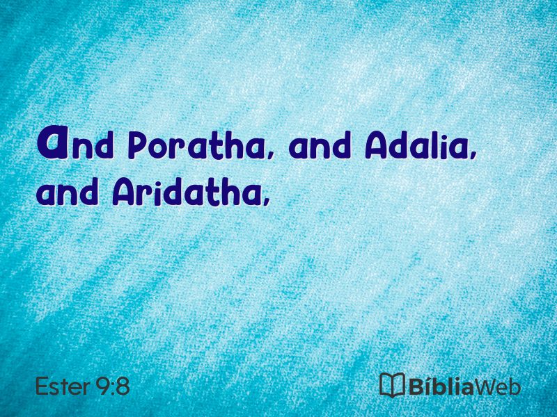 Ester 9:8 em imagem para compartilhar