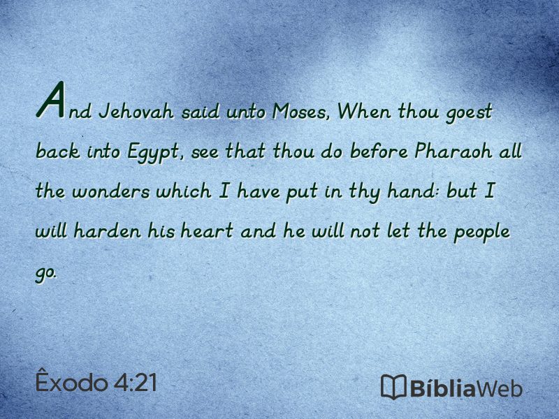 Êxodo 4:21 em imagem para compartilhar
