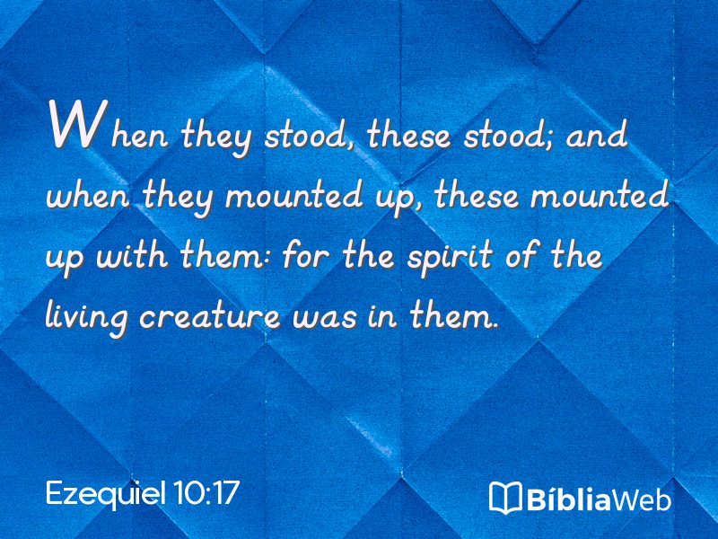 Ezequiel 10:17 em imagem para compartilhar