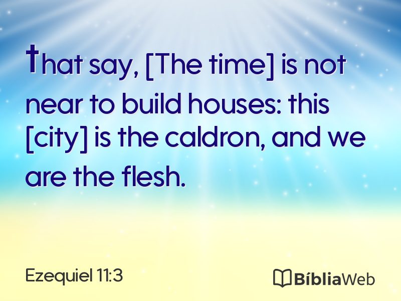 Ezequiel 11:3 em imagem para compartilhar