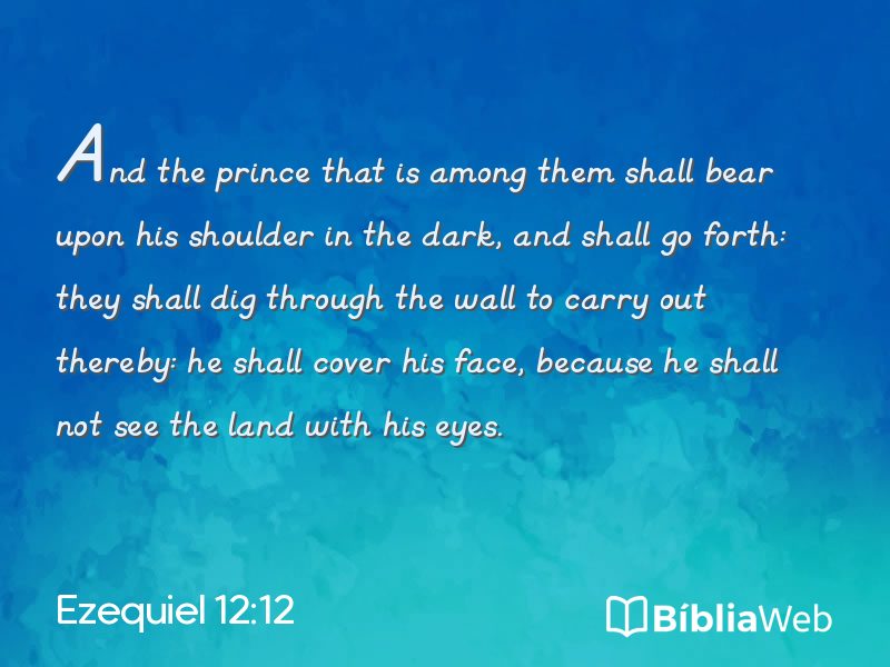 Ezequiel 12:12 em imagem para compartilhar