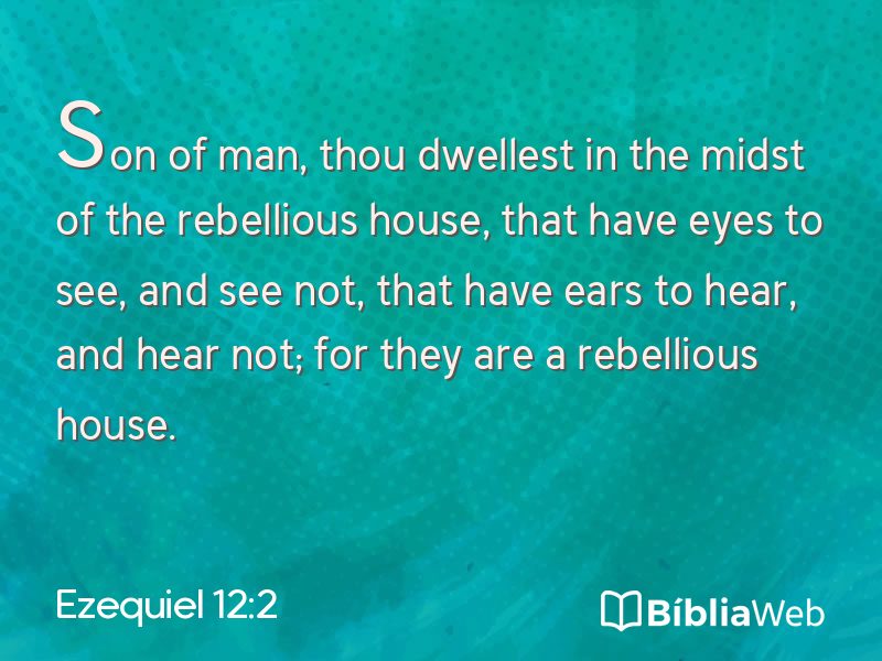Ezequiel 12:2 em imagem para compartilhar