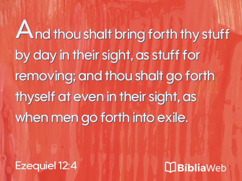 Ezequiel 12:4 em imagem para compartilhar