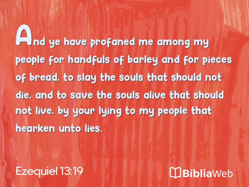 Ezequiel 13:19 em imagem para compartilhar