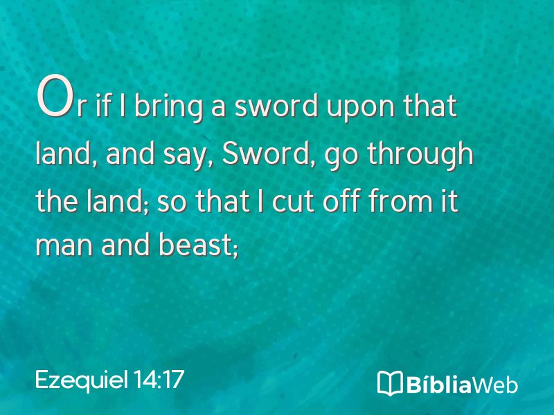 Ezequiel 14:17 em imagem para compartilhar