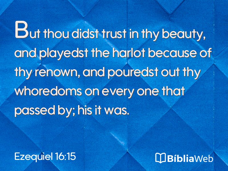 Ezequiel 16:15 em imagem para compartilhar
