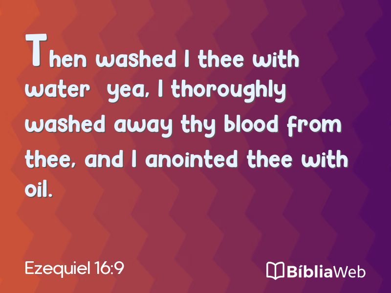 Ezequiel 16:9 em imagem para compartilhar