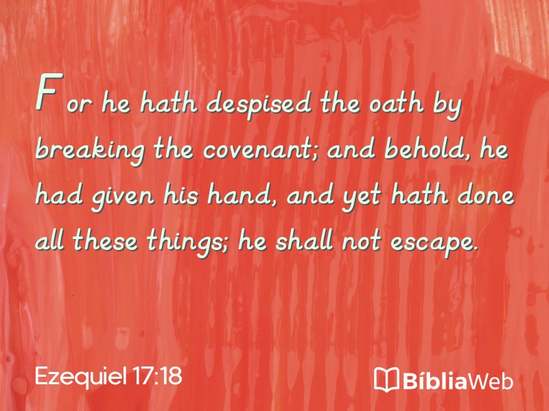 Ezequiel 17:18 em imagem para compartilhar