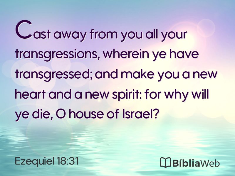 Ezequiel 18:31 em imagem para compartilhar