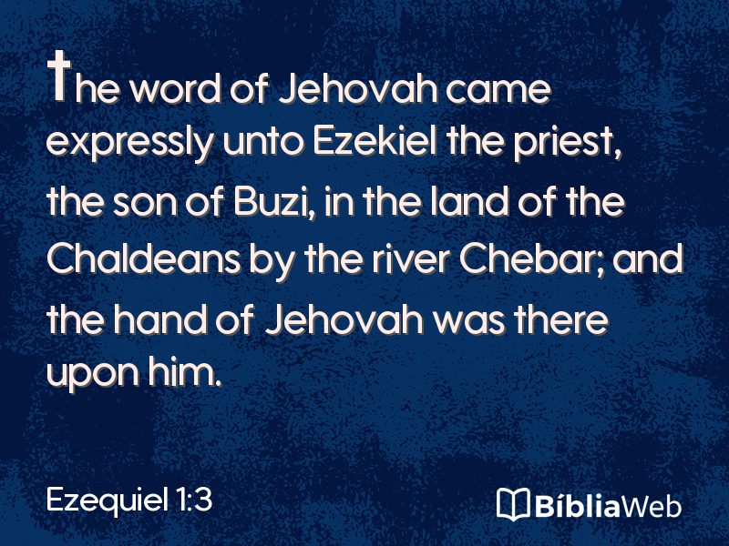 Ezequiel 1:3 em imagem para compartilhar