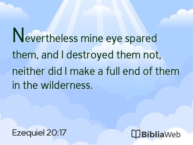 Ezequiel 20:17 em imagem para compartilhar
