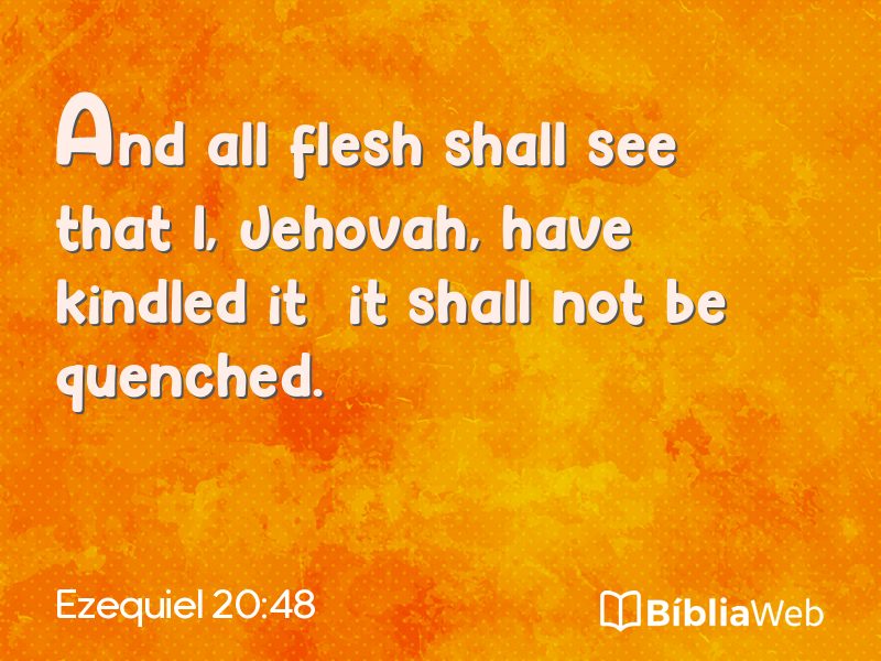 Ezequiel 20:48 em imagem para compartilhar