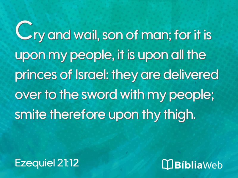 Ezequiel 21:12 em imagem para compartilhar
